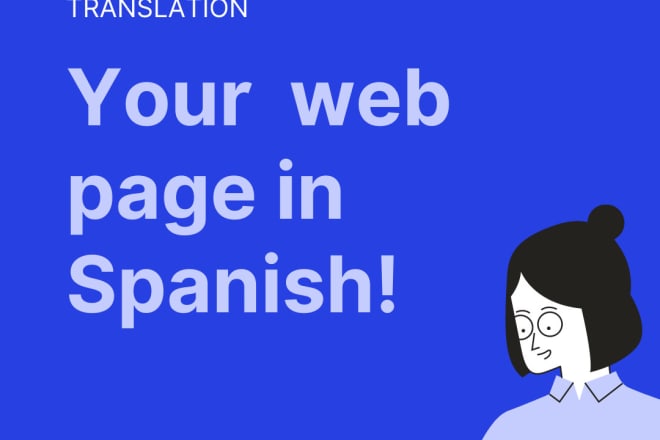 I will translate your web content to spanish