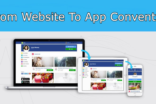 I will turn your website into app with your ads