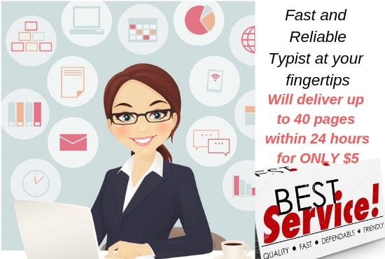 I will type your document accurately and error free within 24 hours