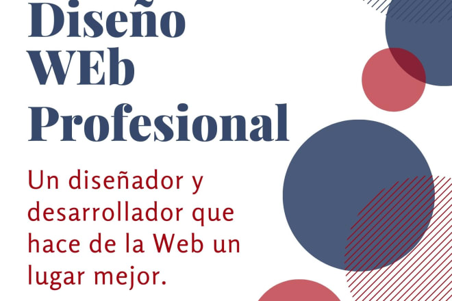 I will un diseñador y desarrollador que hace de la web un lugar mejor