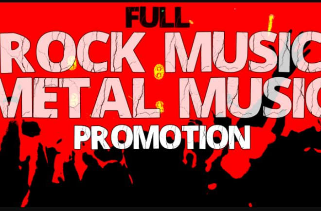 I will virally promote your metal music to real active listeners