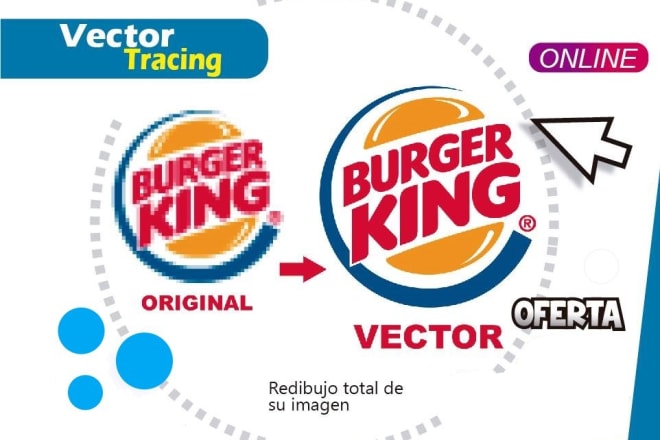 I will voy a vectorizar completamente tu logo, jpg
