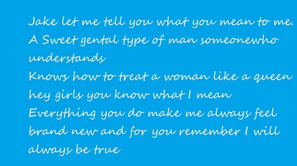 I will write a Poem for you to copy and give to someone special