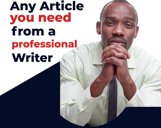 I will write any article and blog posts professionally