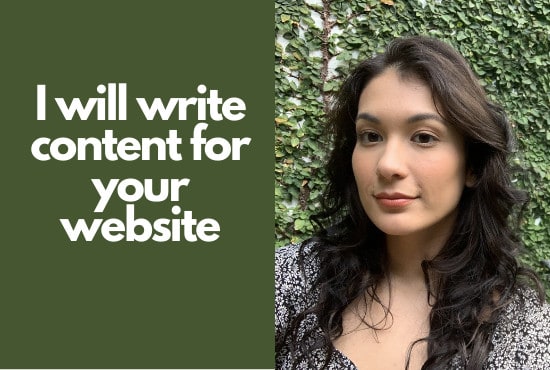 I will write content for your website