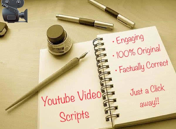 I will write entertaining and engaging video scripts for youtube