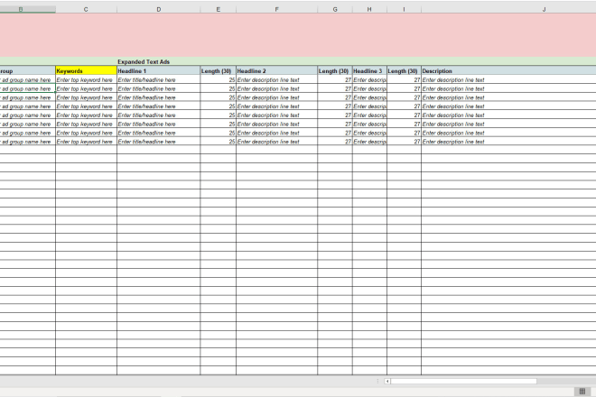 I will write expanded text ad copy for google ads or bing