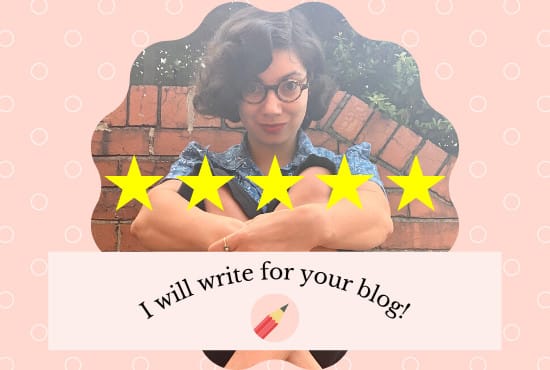 I will write for your blog