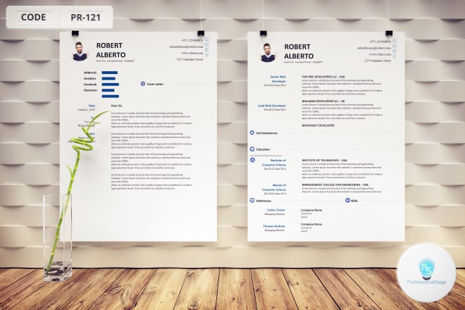 I will write job specific resume professional cv