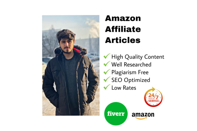 I will write SEO amazon affiliate articles and buying guides