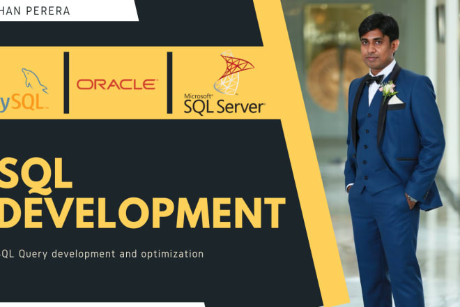 I will write simple or complex sql database query