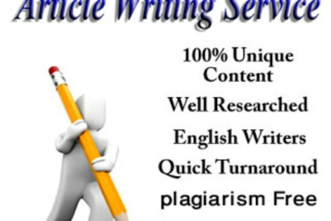 I will write the best articles for any person anytime