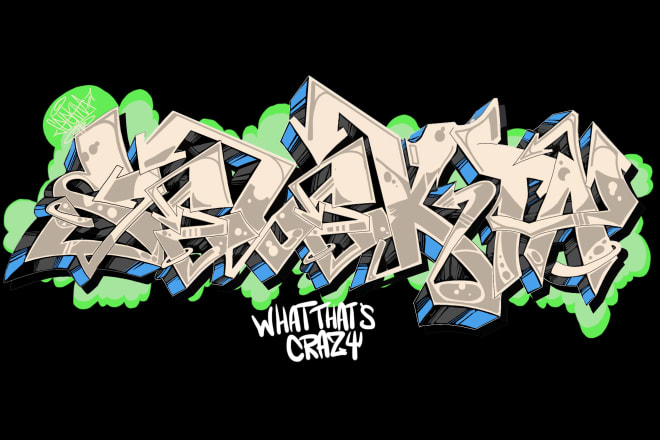 I will write your name in wildstyle graffiti format