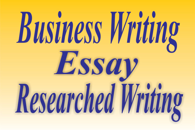 I will assist you in essay writing and business writing