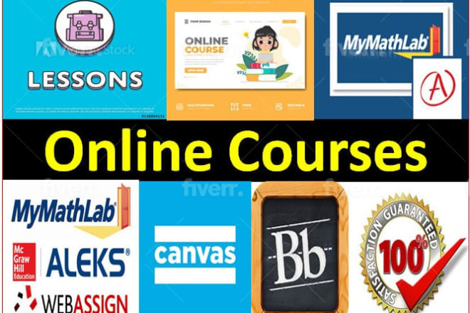 I will assist you online lessons,online classes and courses