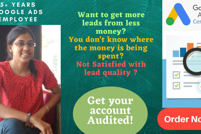 I will audit your google adwords account