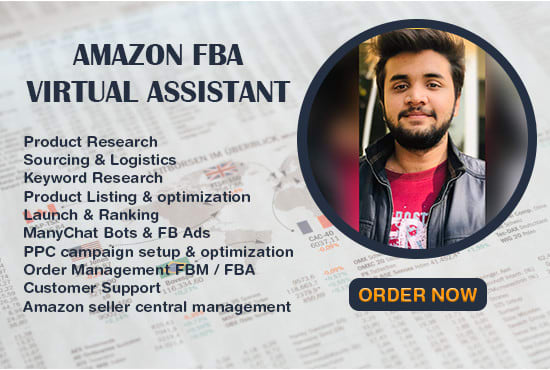 I will be your expert amazon fba virtual assistant