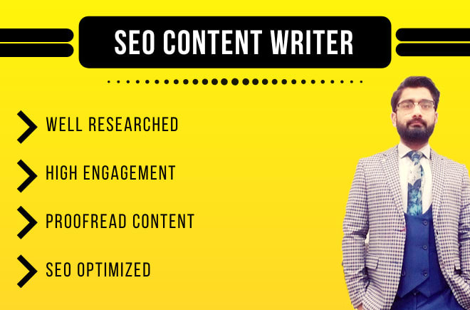 I will be your SEO website content writer