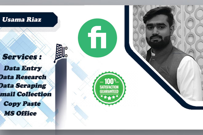 I will be your virtual assistant for data entry, data mining, and web research