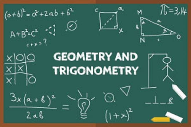 I will be your virtual math tutor for trigonometry, geometry, algebra