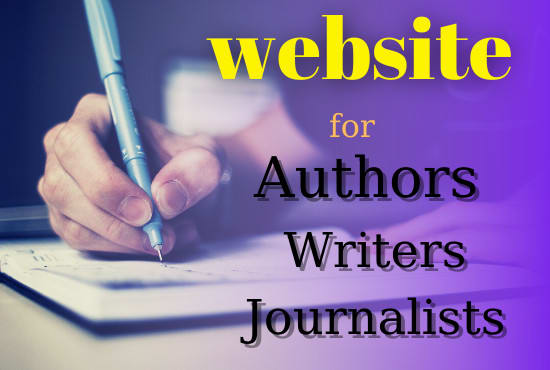 I will build a modern website for authors, writers with ecommerce