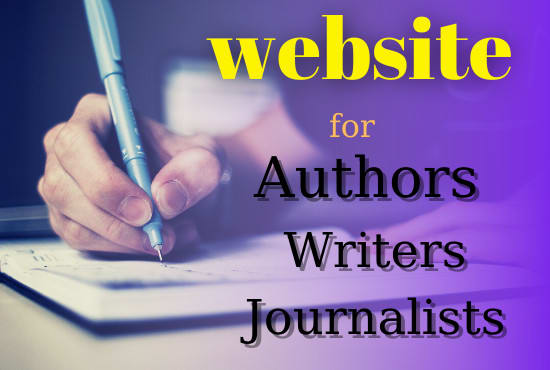 I will build a modern website for authors, writers with ecommerce