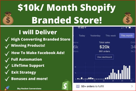 I will build dropshipping shopify store shopify dropshipping store website