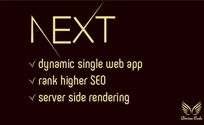 I will build next js application for you