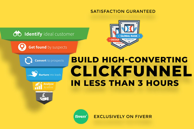 I will build sales funnel in clickfunnel or in wordpress funnel