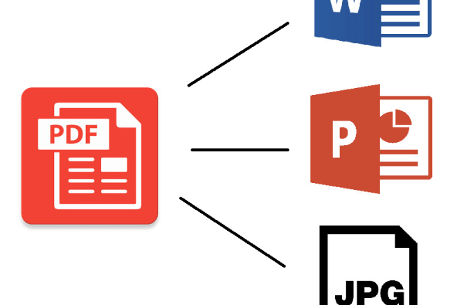 I will convert PDF to word, excel, powerpoint, jpg, png