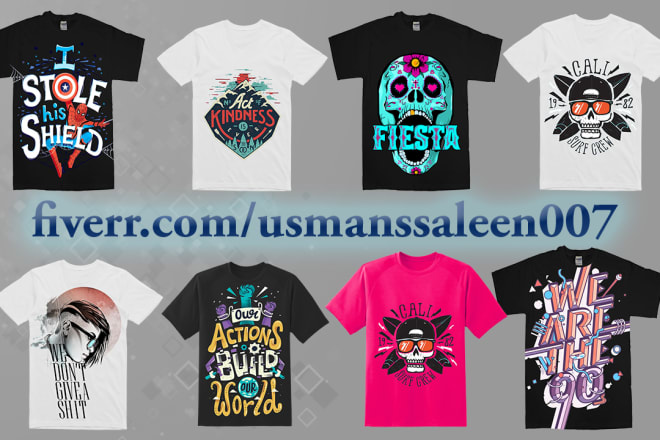 I will creat unique and awesome tshirt design within 3 hours