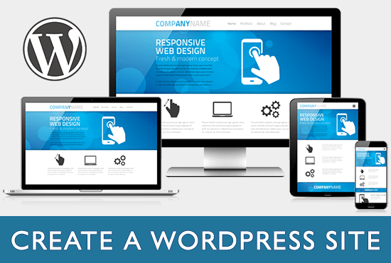 I will create a wordpress website