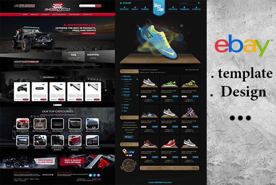 I will create amazing ebay store and custom listing template