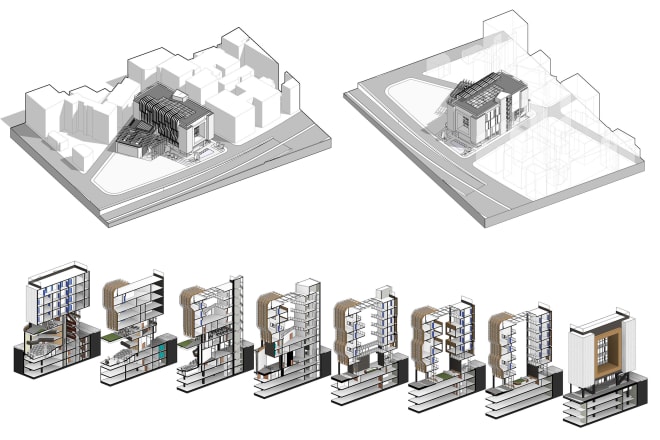 I will create architectural 3d model and renders using revit bim