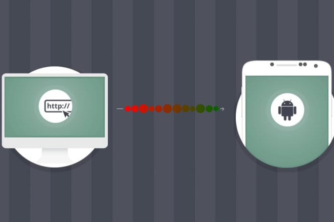 I will create mobile app for website