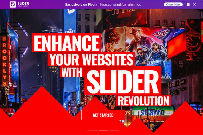 I will create slider revolution, fix revolution slider, wordpress slider