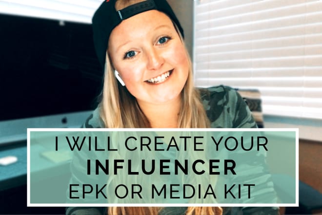 I will create you a fully interactive epk or media kit