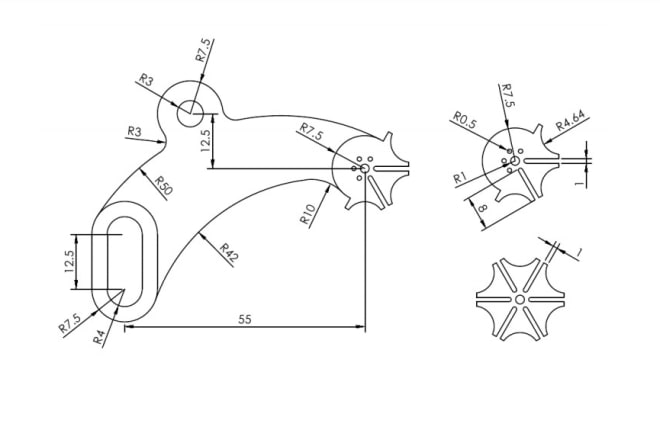 I will design 2d 3d mechanical part drawings and models in autocad