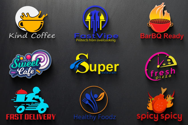 I will design 3d logo for your restaurant, fast food, coffee shop and bakery in 12 hour