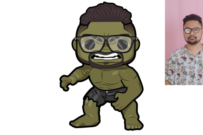 I will design a custom pop figure of yourself