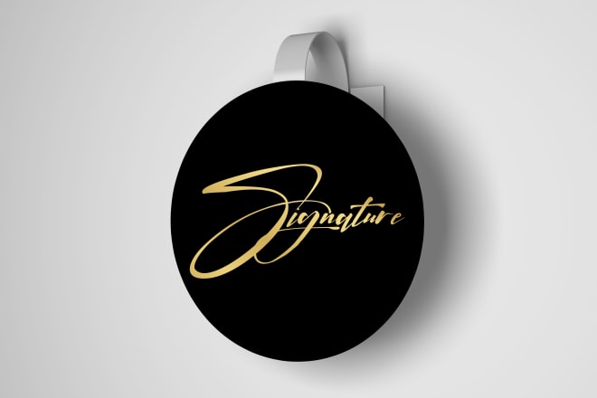I will design cool handlettering signature logo in 8 hours