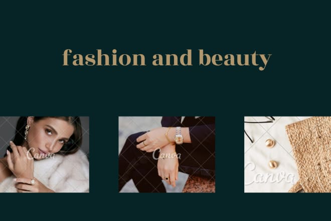 I will design fashion and beauty website