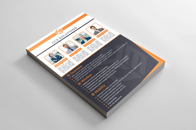 I will design modern corporate flyer and poster