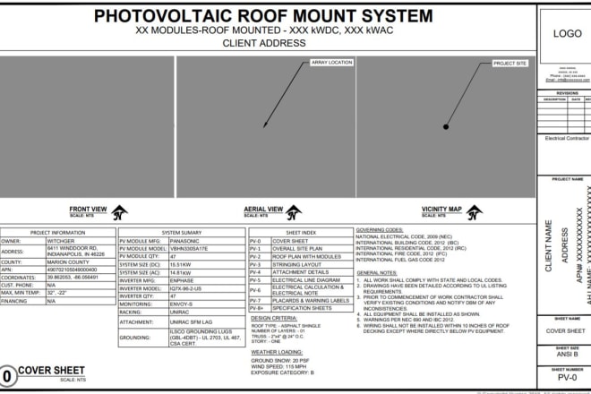 I will design pv solar we design according to ahj