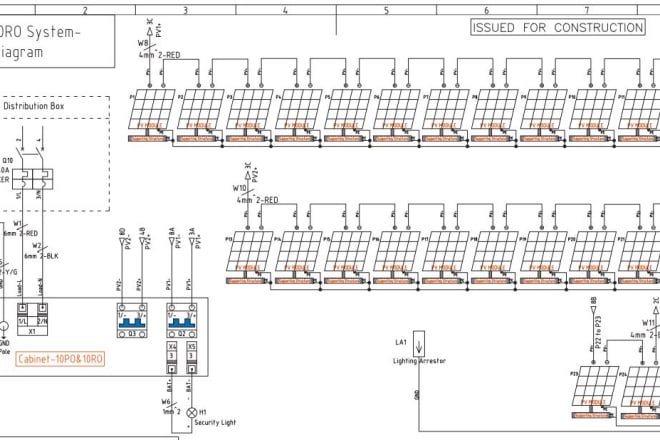 I will design solar system with drawings grid tie and off grid