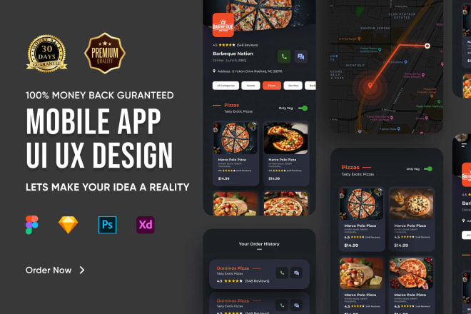 I will design the best professional app design