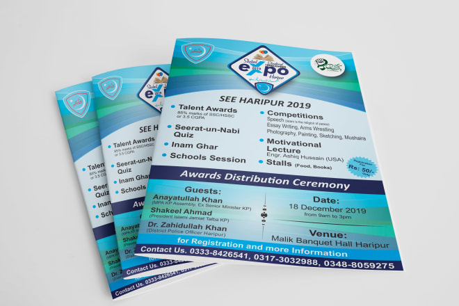 I will design unique brochure, flyer, leaflets, poster, pamphlets
