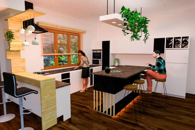 I will design your kitchen professionally