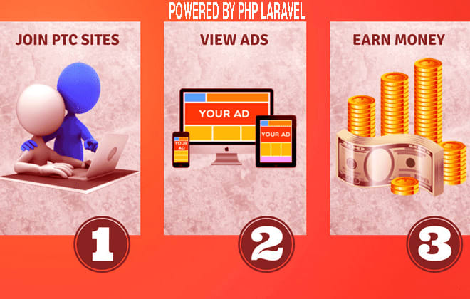 I will develop customizable PTC website with php laravel