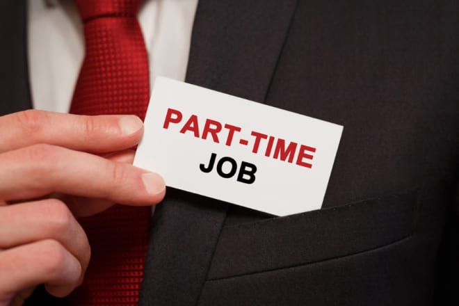I will do a part time job pm associate etc